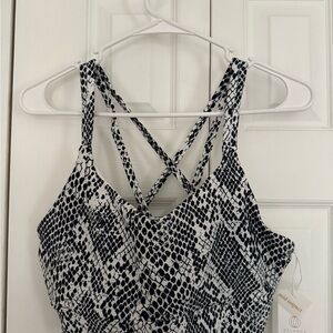 Balance Collection Black and White Patterned Activewear